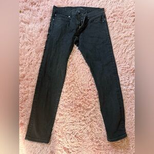 Lucky Brand Black Straight Leg Jeans